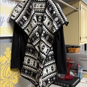 GB Girls Monochrome Patterned Jacket